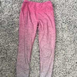 Pink Ombré Reebok Leggings